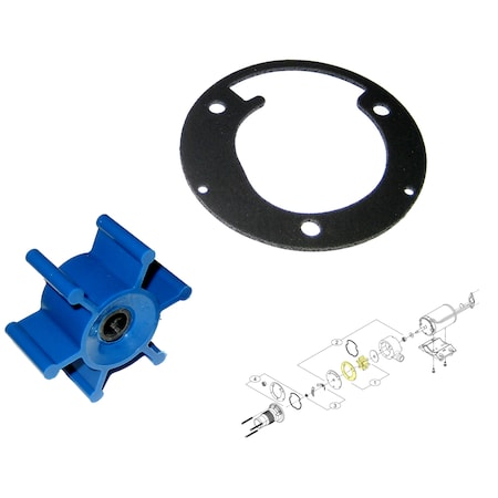 Pentair Shurflo Macerator Impeller Kit f/3200 Series - Includes Gasket 94-571-00